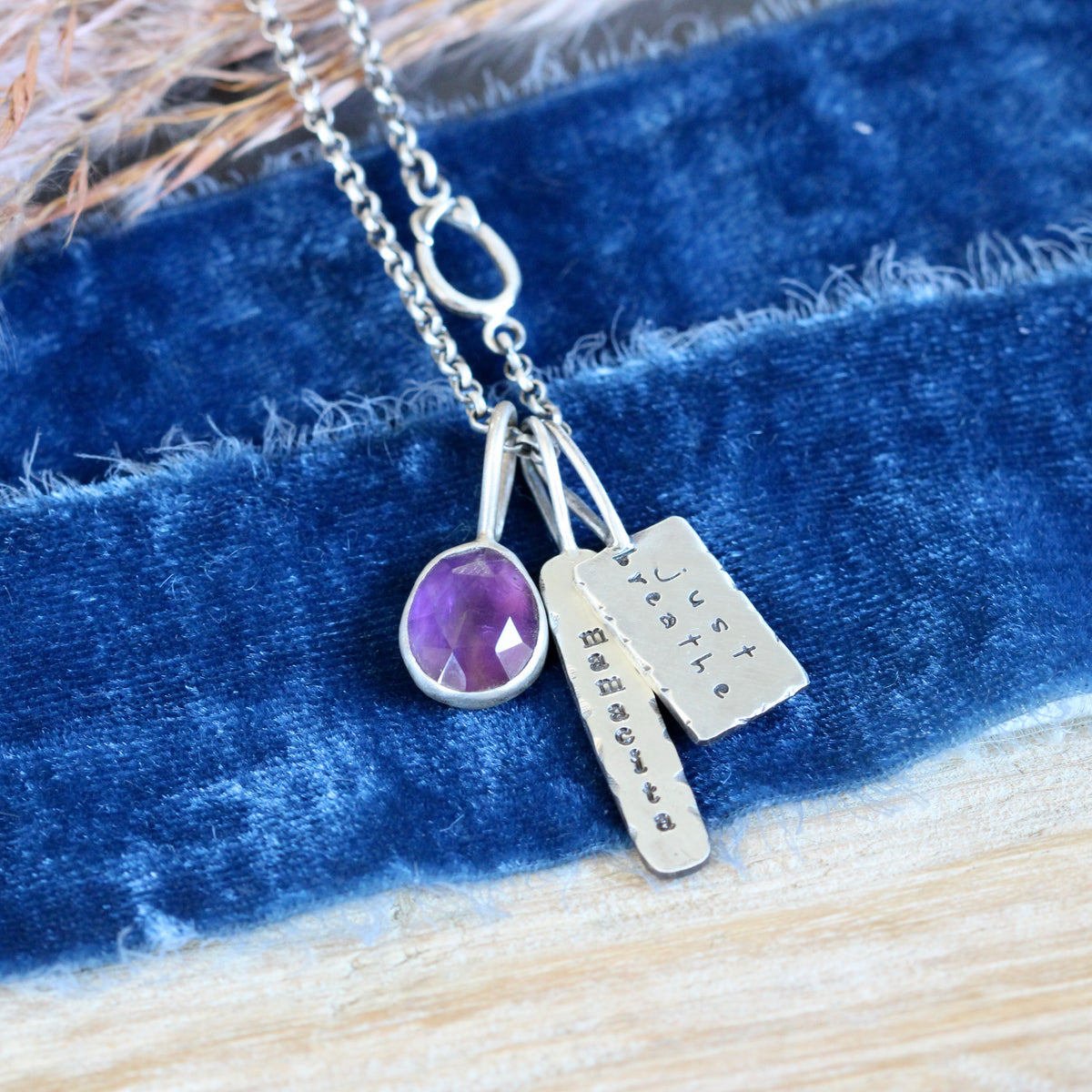 Personalized Sterling Silver Rectangle Charm – Storyteller Collection