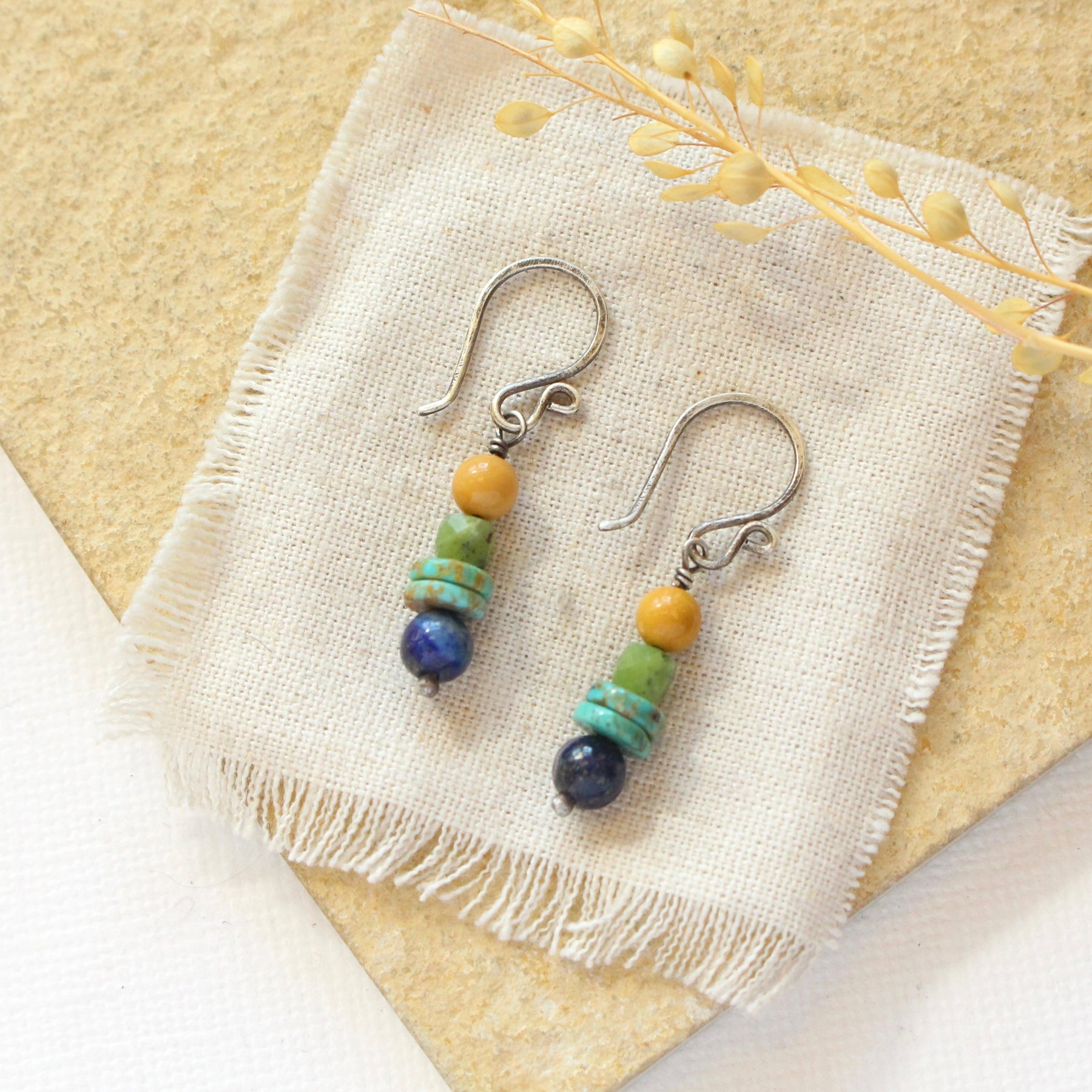 Gemstone Earring Workshop August 16th 9-10:30am