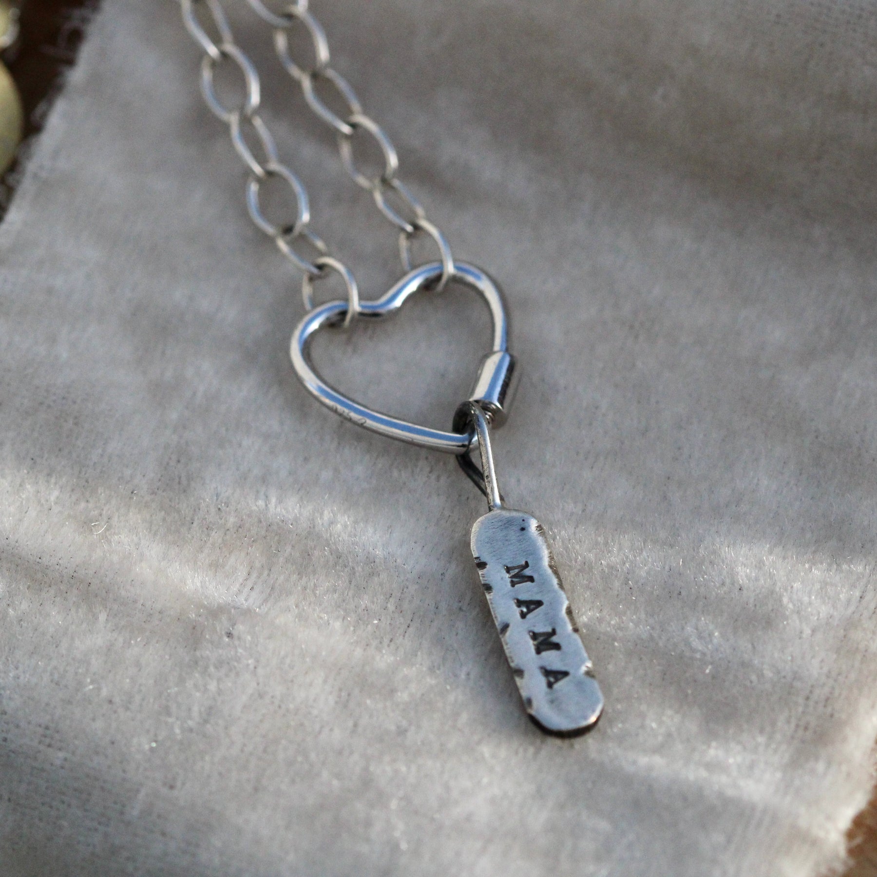 Charm Collector Necklace Heart Lock