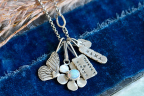 Personalized Sterling Silver Rectangle Charm – Storyteller Collection