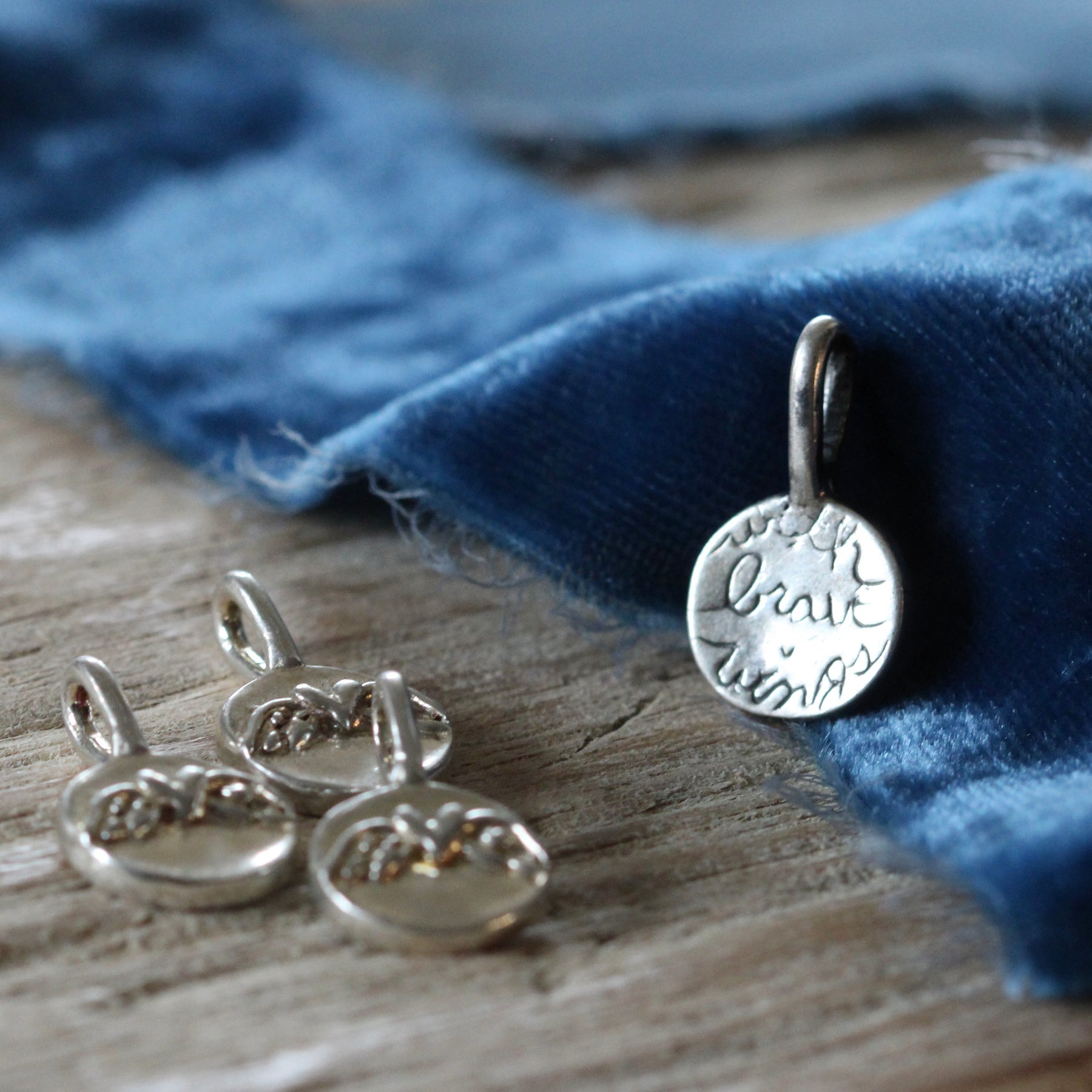With Brave Wings pendant in Sterling Silver ARCHIVE SALE