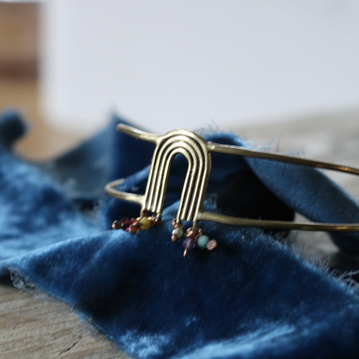 Rainbow Cuff Bracelet in Bronze ARCHIVE SALE