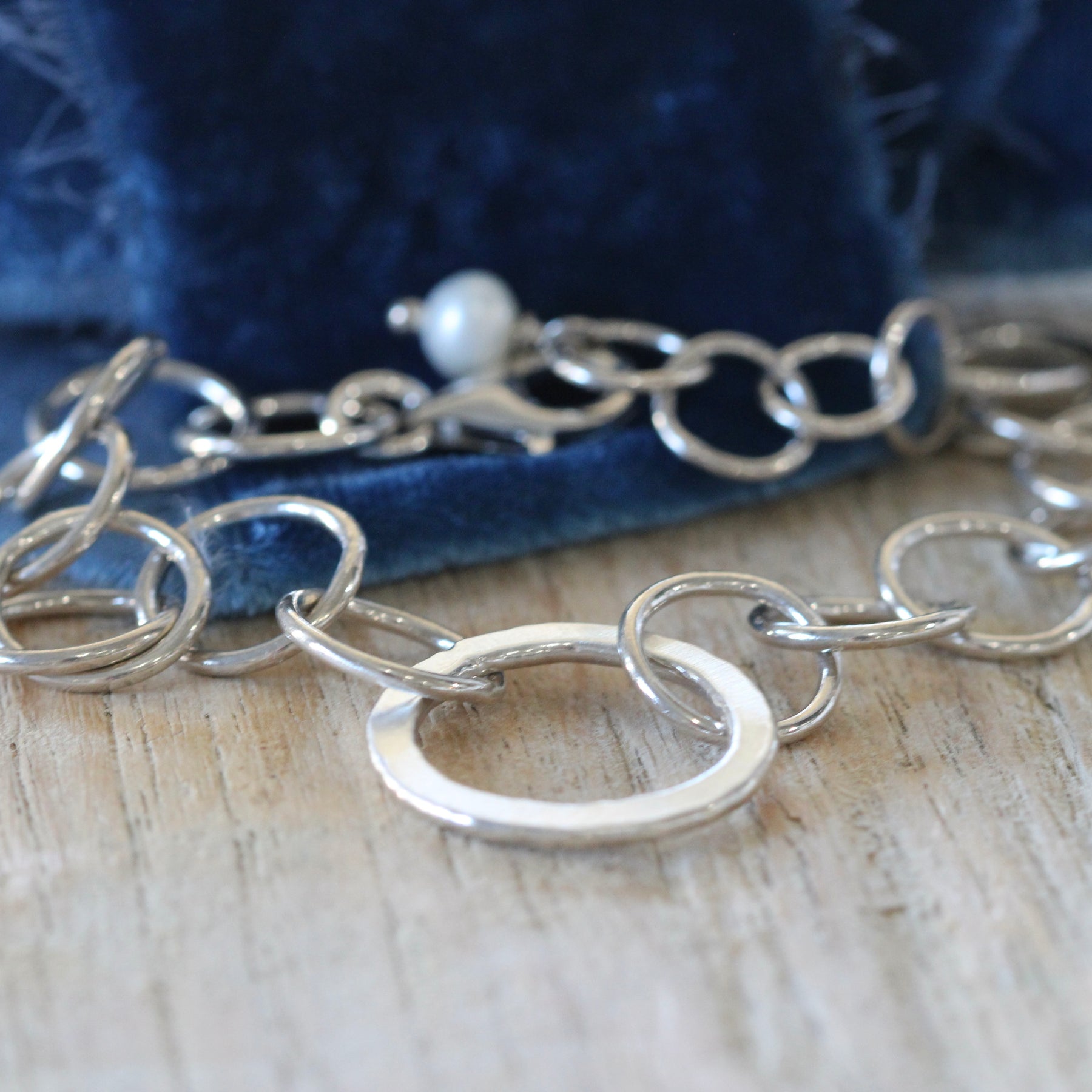 Open Circle Bracelet sterling silver ARCHIVE SALE