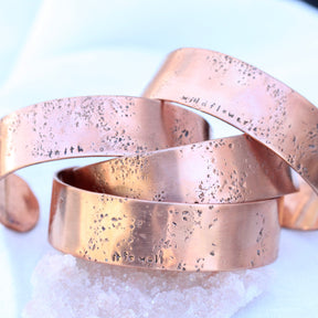 Copper Cuff Bracelet Workshop September 15th 6pm - 8pm