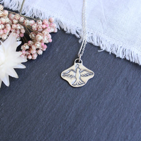 Peace Dove Sterling Silver Holy Sprit Necklace Sacred Collection