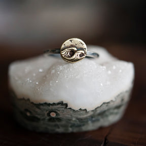 Midnight Ocean Adventure Ring