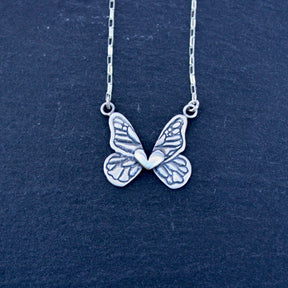 Wings Of Hope Butterfly Heart Necklace